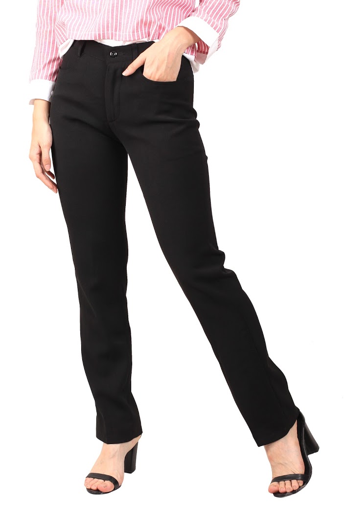 QA-448 Women Long Pants Black