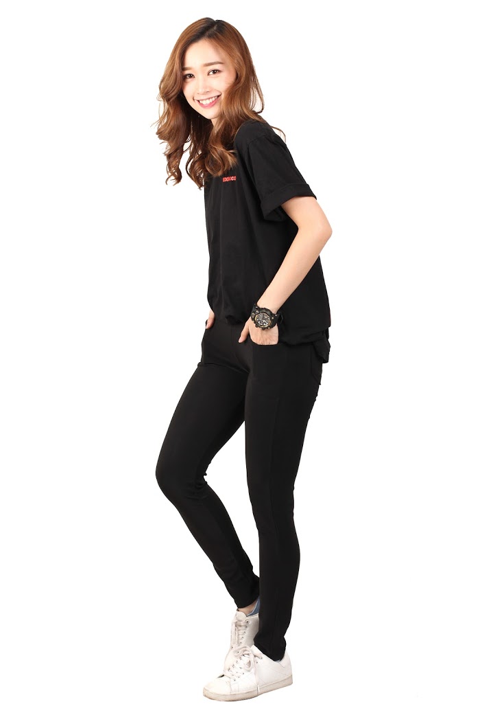 QA-451 Women Tights Black