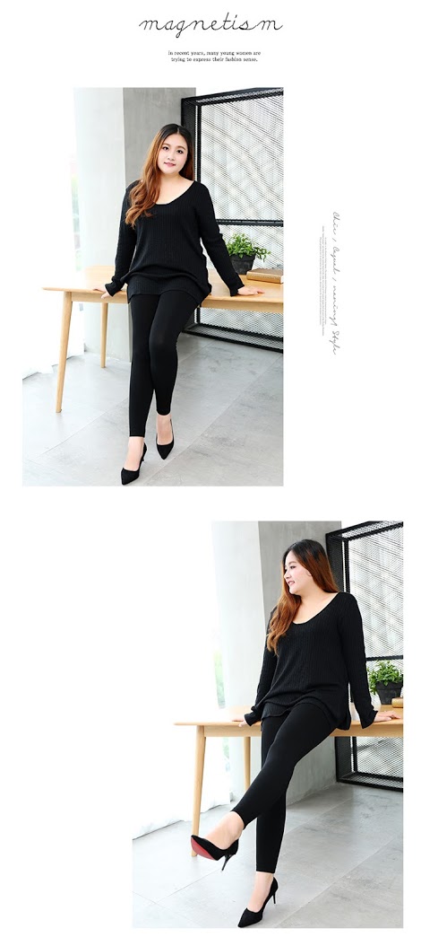 QA-454 Women Legging Black