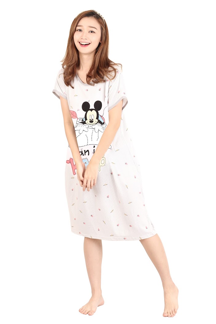 QA-464 Cute Mickey Sleepwear Grey