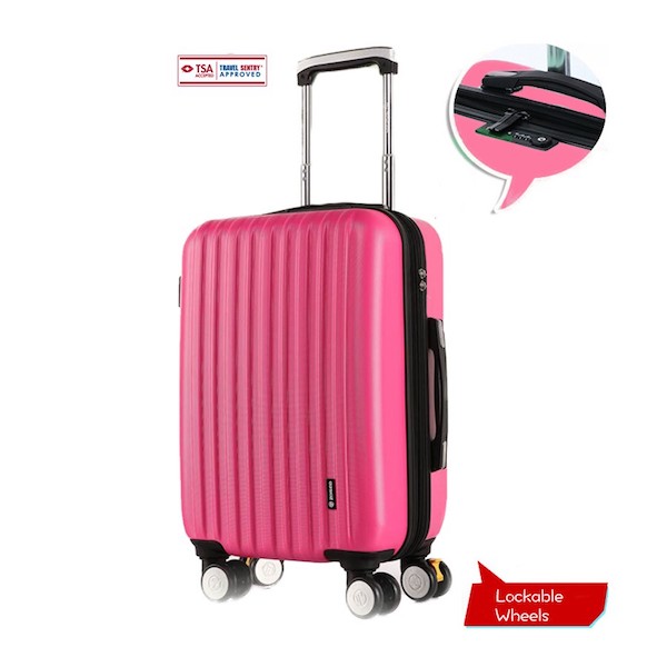 TR100 Expandable Luggage Red