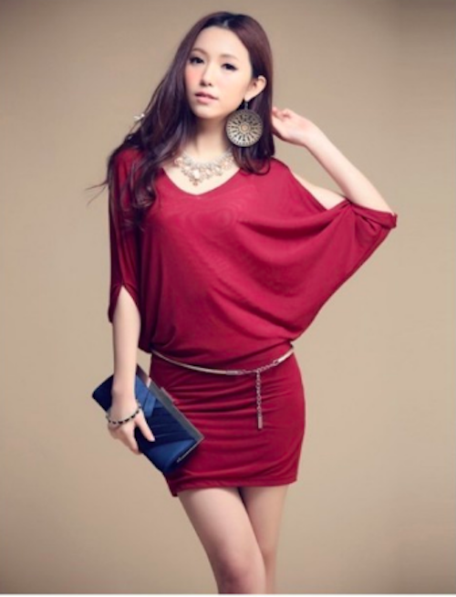 WD21664 Charming Dress Red