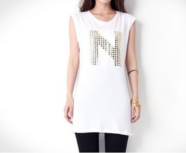 WD21681 Fashion Sleeveless Top White