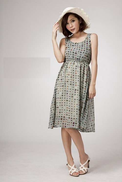 WD21694 Dainty Dot Dress As Picture