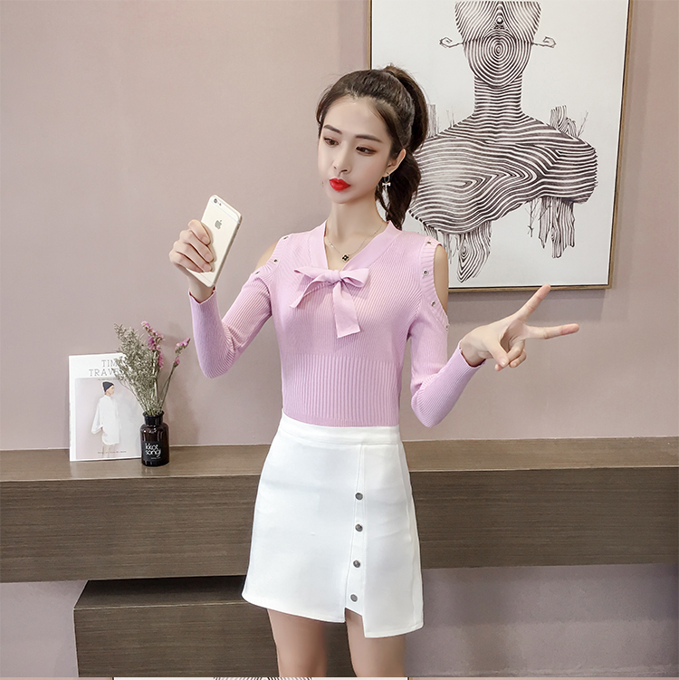 GW2281 Charming Knit Top Pink