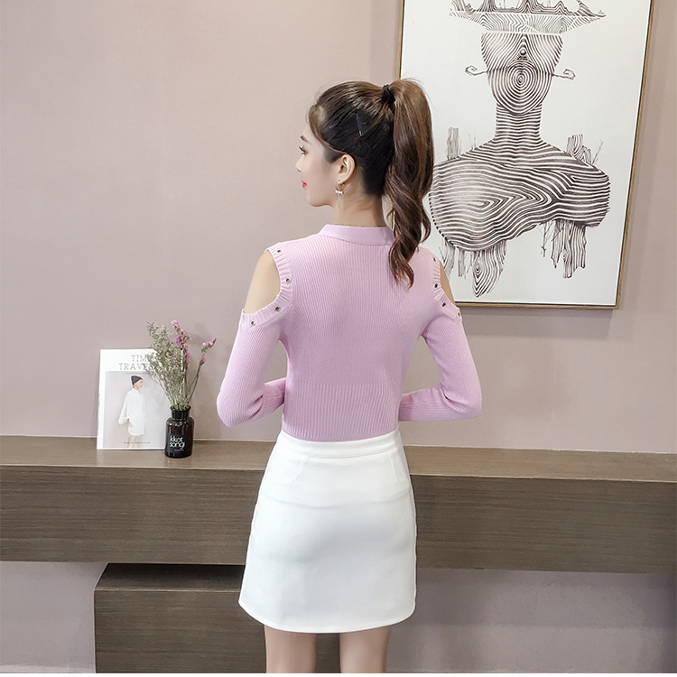 GW2281 Charming Knit Top Pink