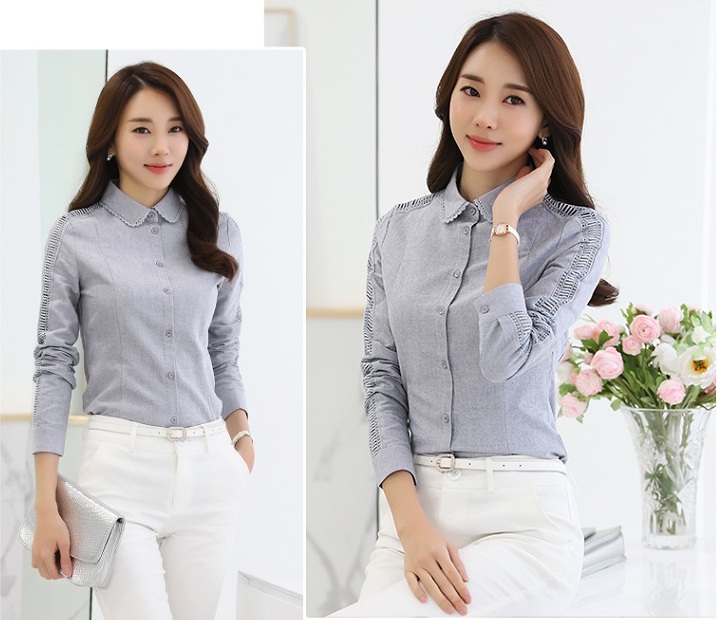 GW2285 Charming OL Top Grey