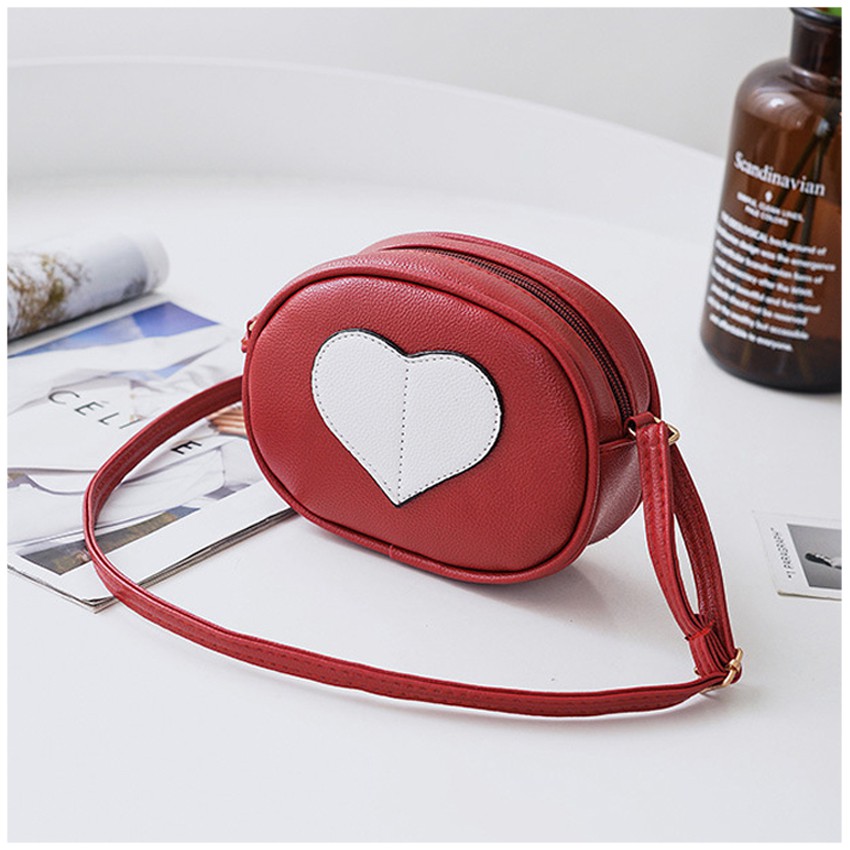 KW80374 Cute Love Sling Bag Wine Red