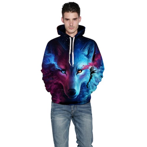 FR016 Trendy 3D Hoodie As Pic