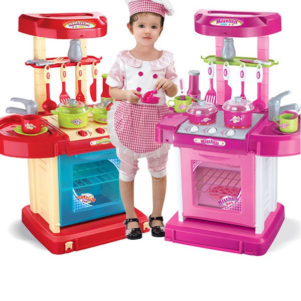 MK021 Kids Kitchen Toy Pink