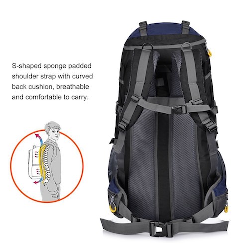 MK037 Hiking Backpack Dark Blue