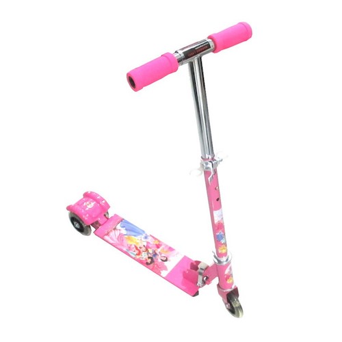 MK045 Cartoon Printed Scooter Pink