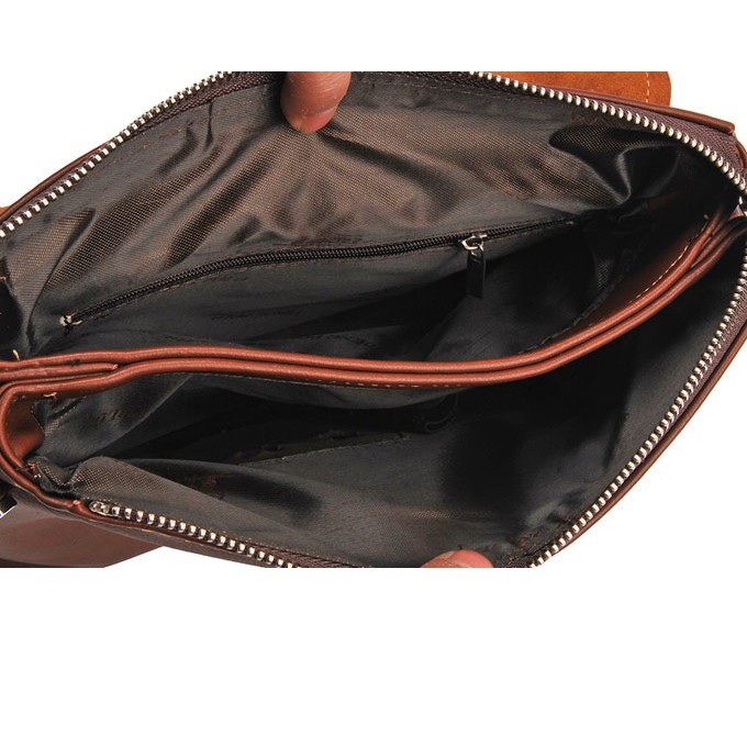 MK049 Men's Shoulder Bag Brown