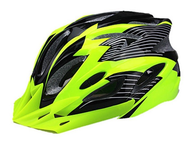 MK051 Cycling Helmet Green Black