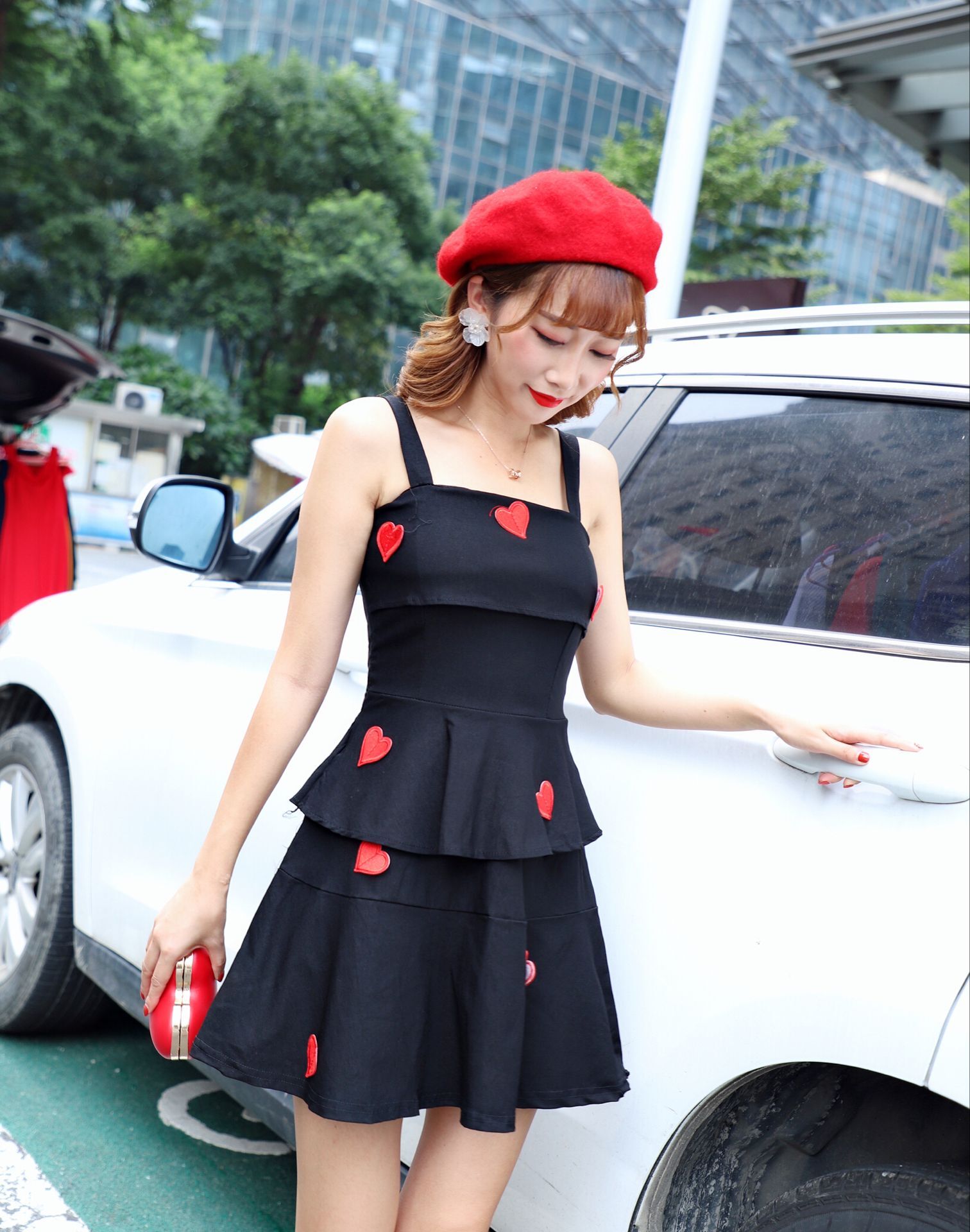 GW2302 Sweet Love Dress Black