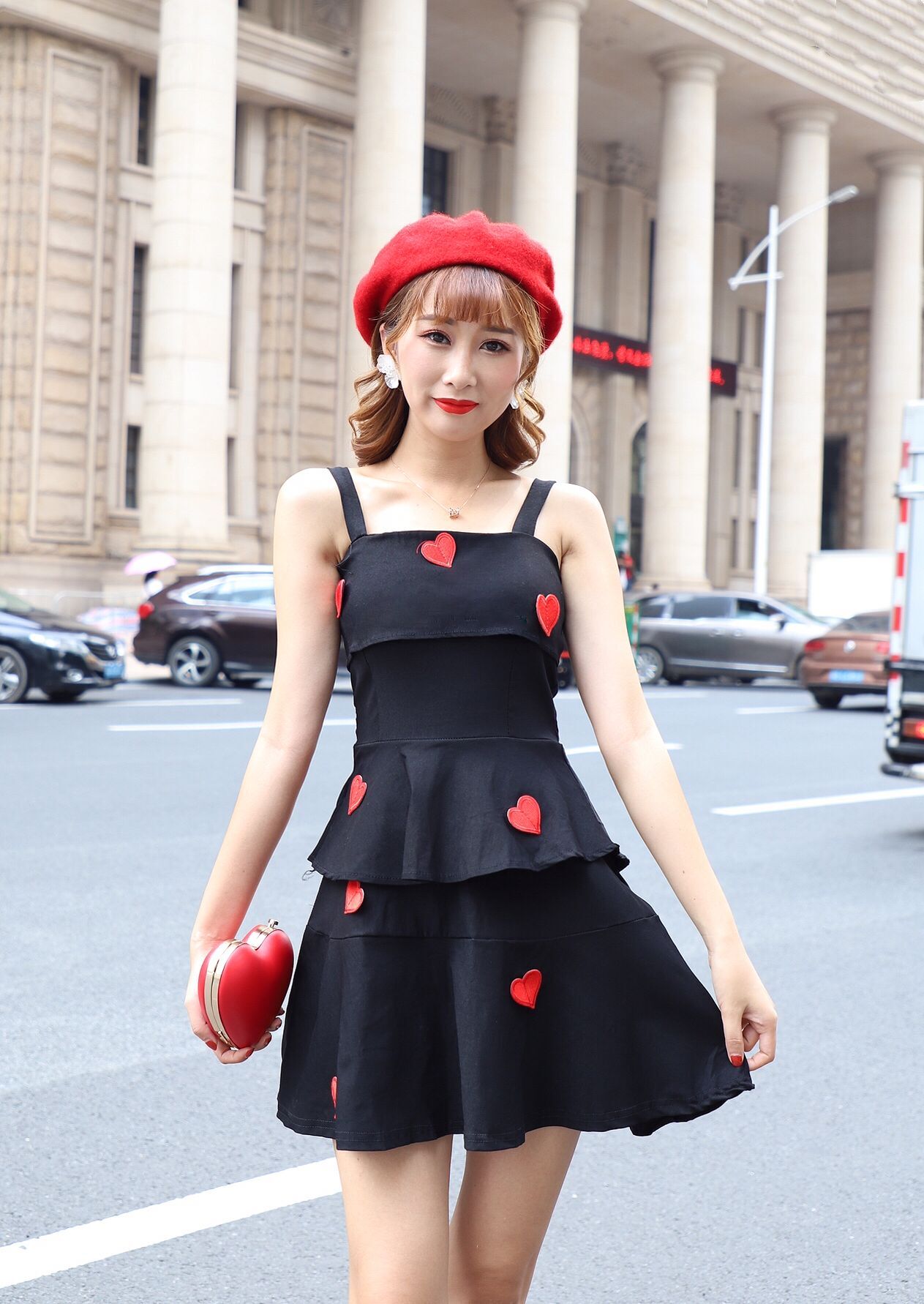 GW2302 Sweet Love Dress Black