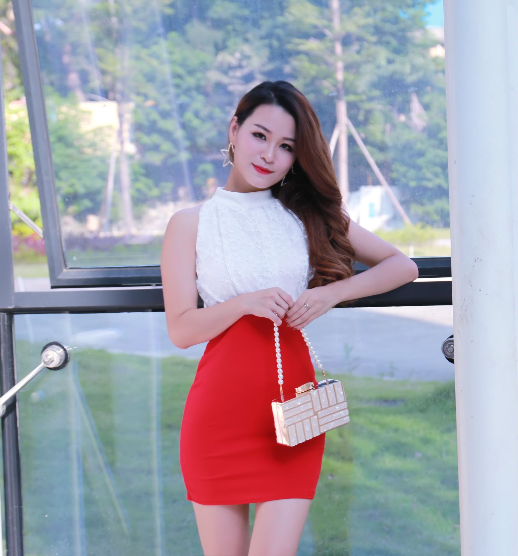 GW2312 Pretty Dress Red