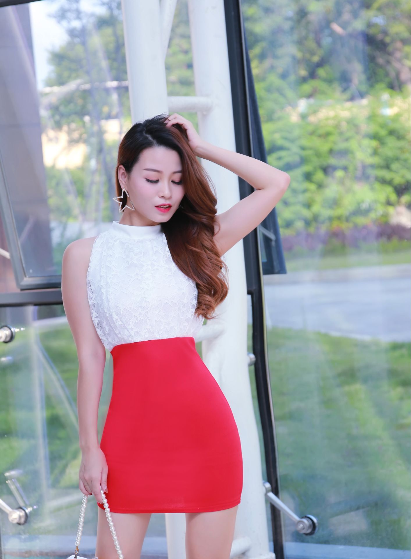 GW2312 Pretty Dress Red