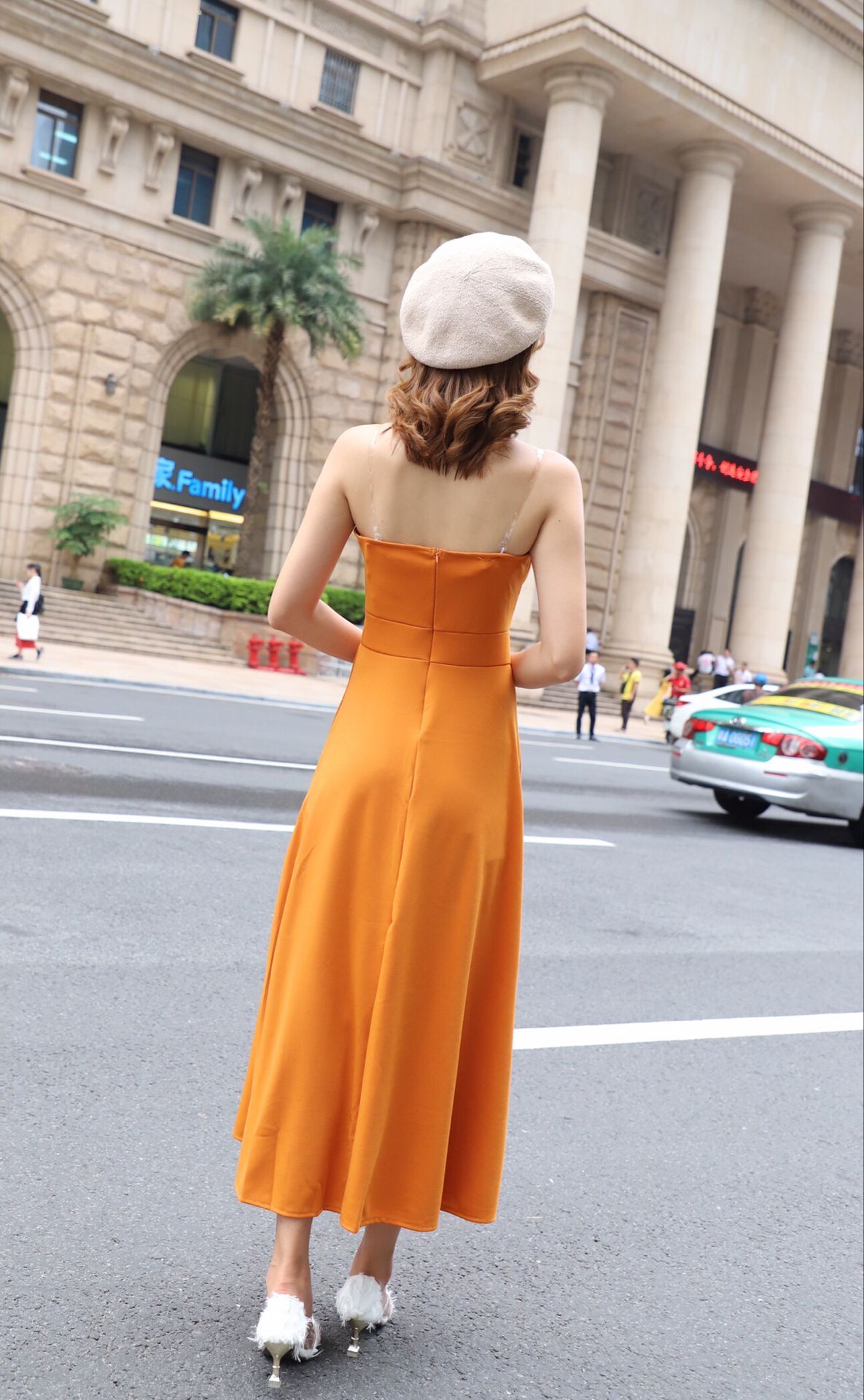 GW2313 Charming Off Shoulder Maxi Dress Yellow