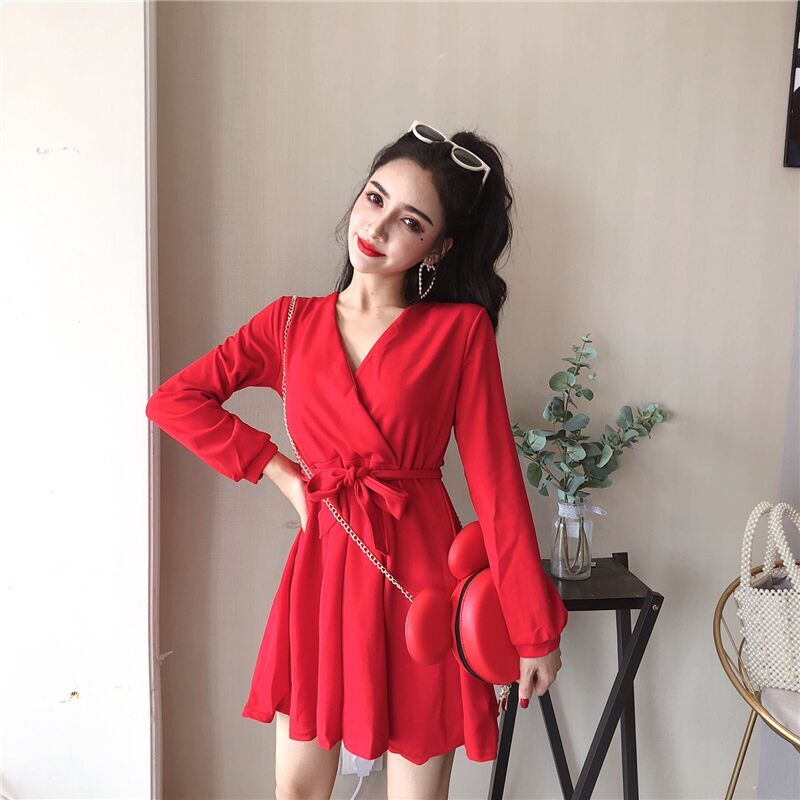 GW2315 Stylish Dress Red