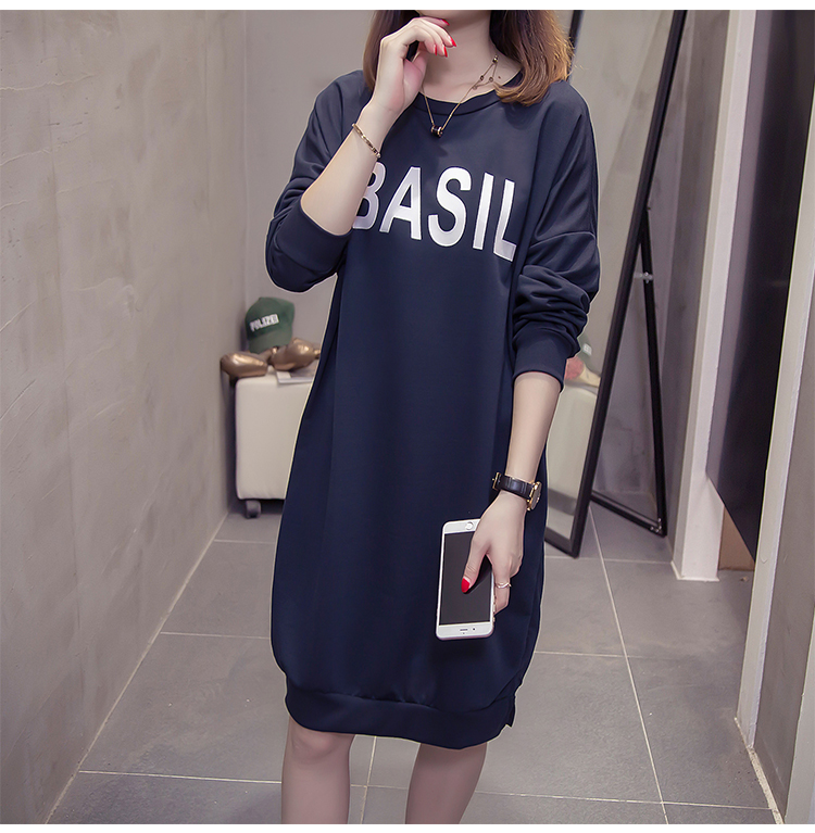 GW2318 Stylish Dress Dark Blue