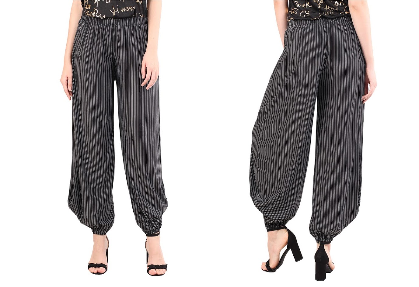 QA-477 Women Wide Pants Double