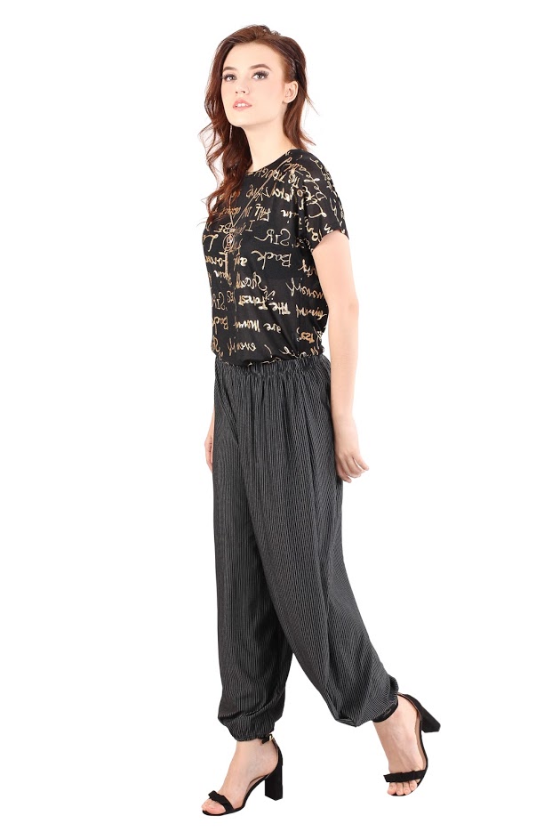 QA-477 Women Wide Pants Full