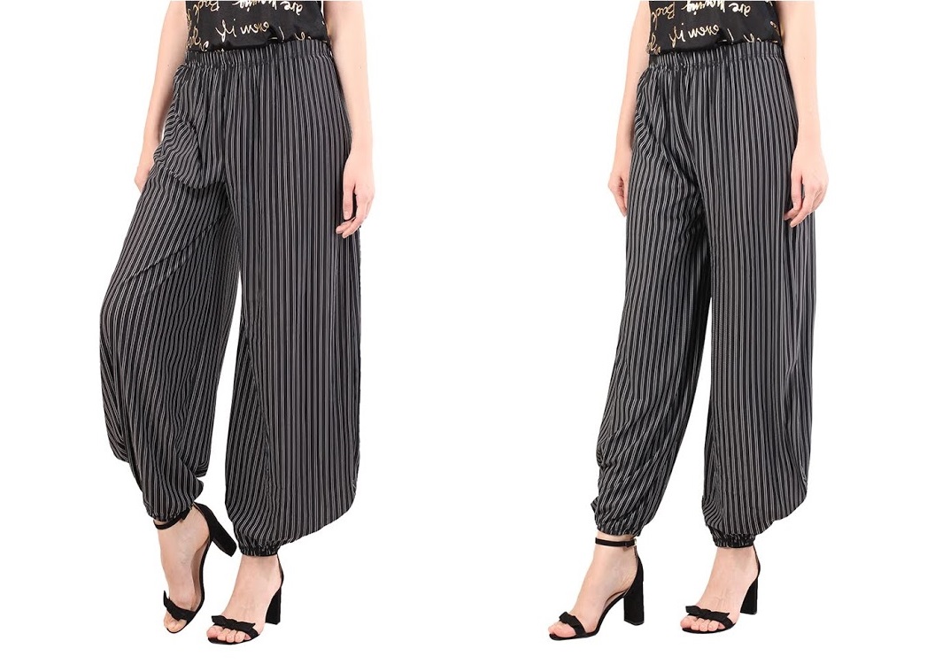 QA-477 Women Wide Pants Double