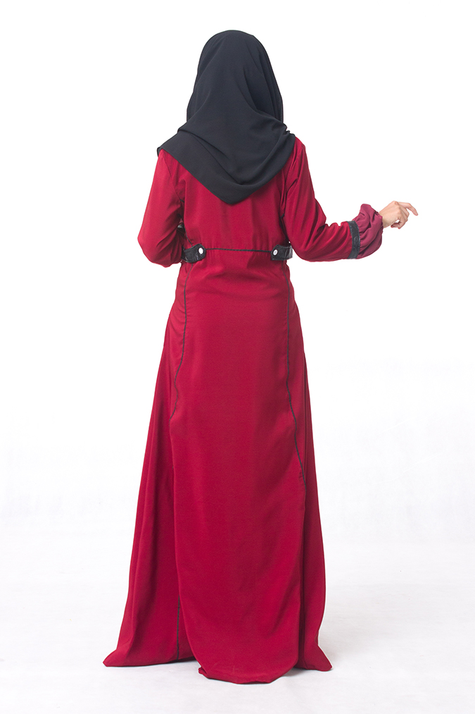 JW5033 Fashion Jubah Maroon