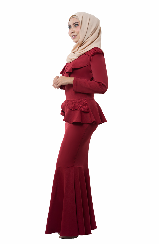 JW5045 Exclusive Dress Maroon