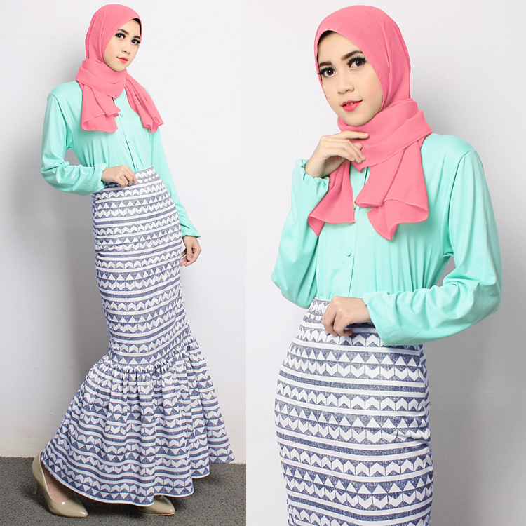 JW5046 Stylish Top & Skirt Set Tosca