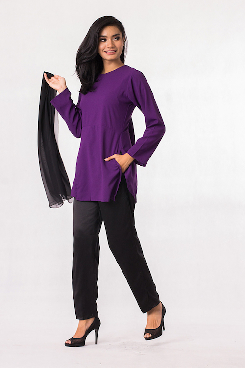 JW5047 Casual Top & Pant Purple