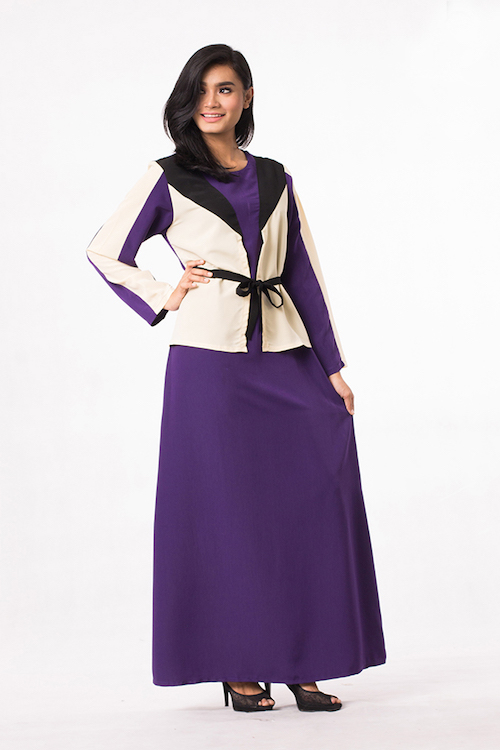 JW5053 Trendy Jubah Purple