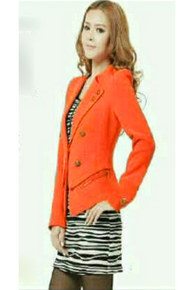 JW5060 Fashion Blazer Orange