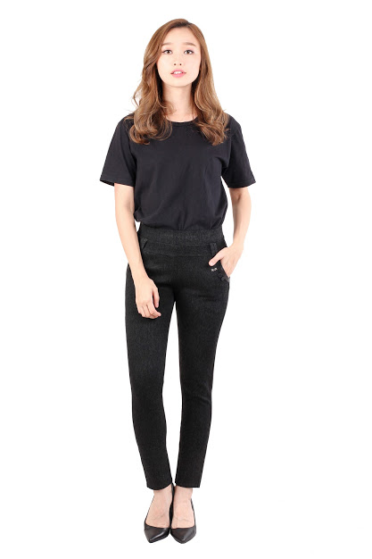 QA-480 Women Pants Black