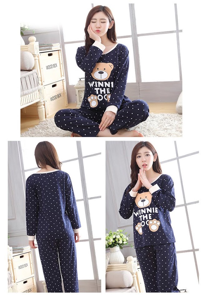 QA-487 Cute Printed Sleepwear Winnie