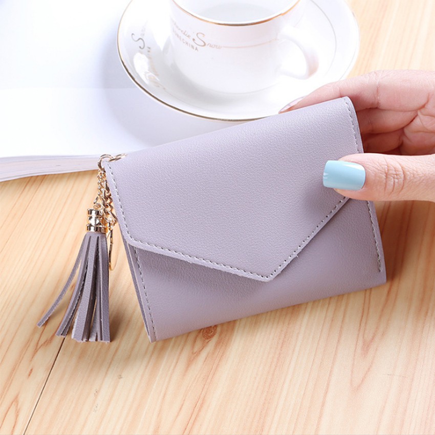 KW80392 Cute Tassel Purse Light Purple