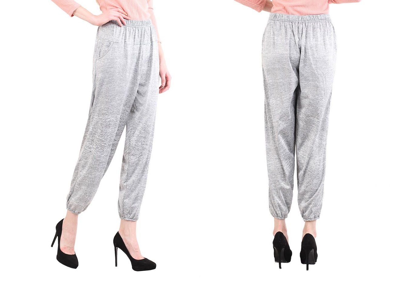 QA-493 Casual Pant Light Grey