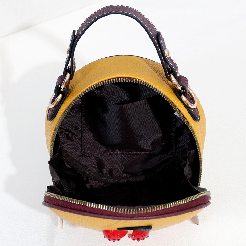 QA-499 Cute Cherry Sling Bag Yellow