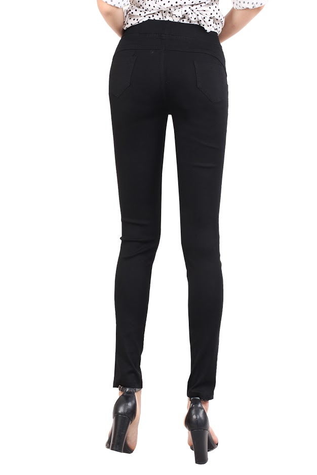 QA-501 Women's Plus Size Pant Black