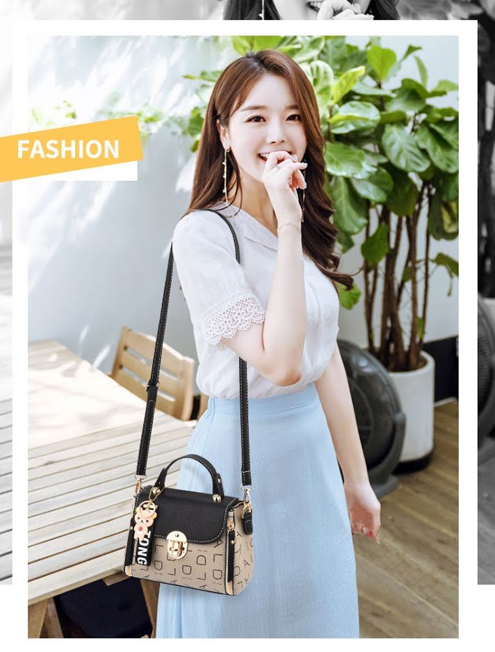 QA-506 Lovely Bear Casual Handbag Black