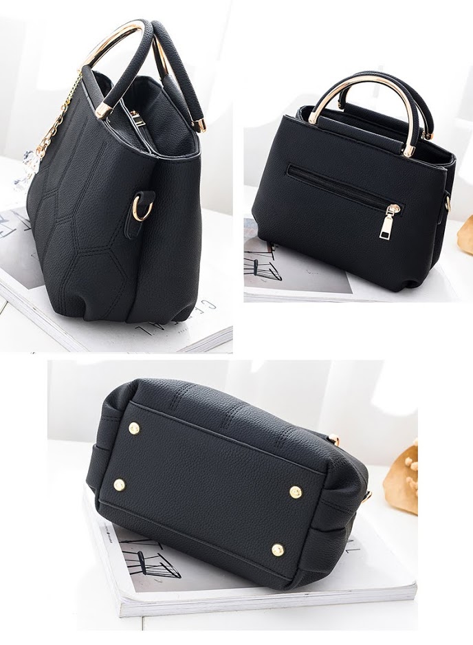 QA-507 Women's Luxury Handbag Black