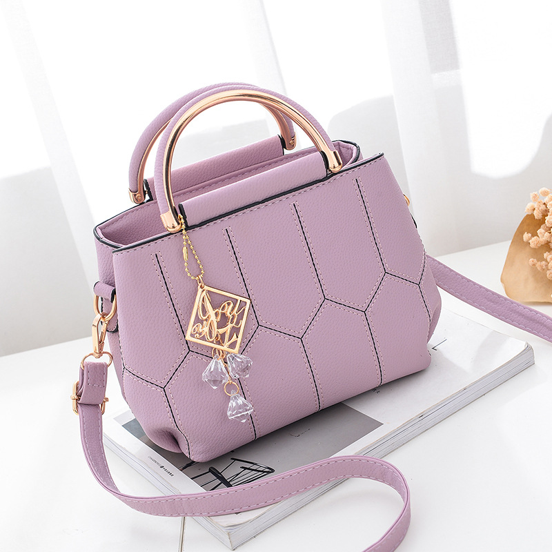 QA-507 Women's Luxury Handbag Light Purple