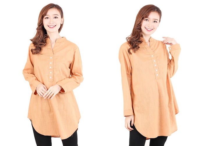 QA-513 Women's Casual Blouse Mustard