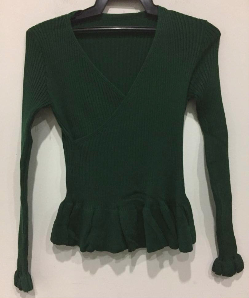 JW5066 Trendy Top Green