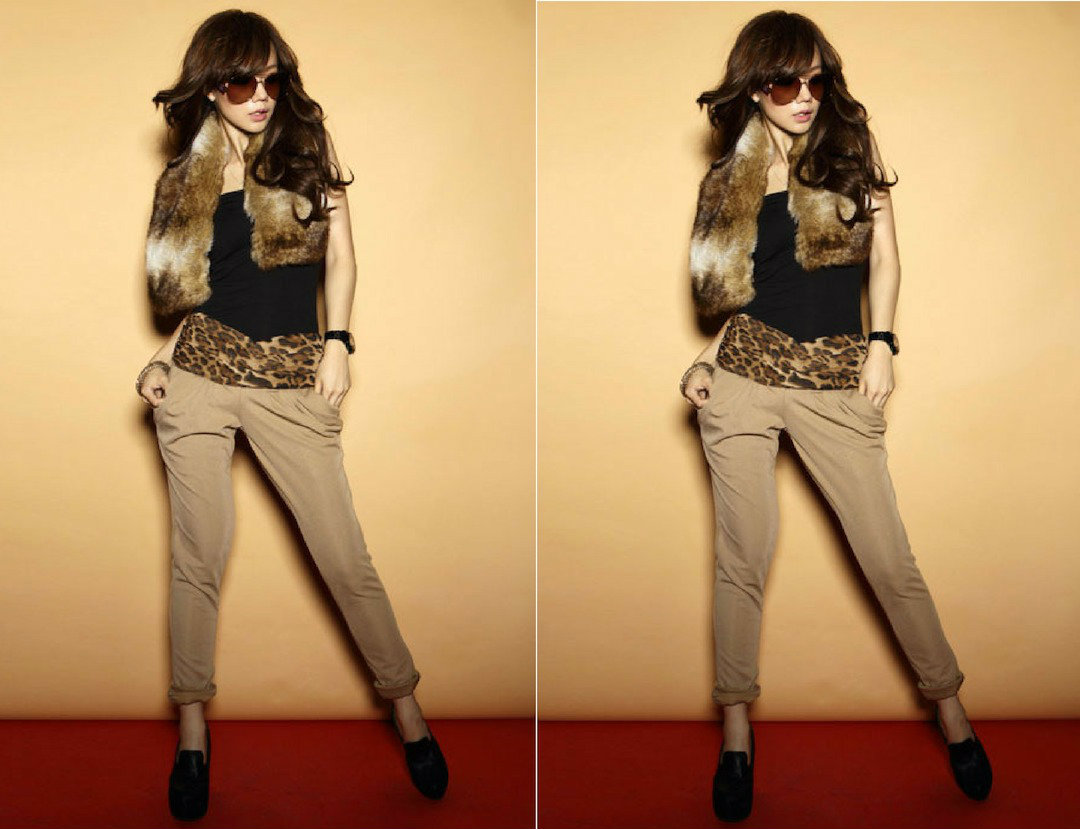 JW5073 Stylish Pant Leopard