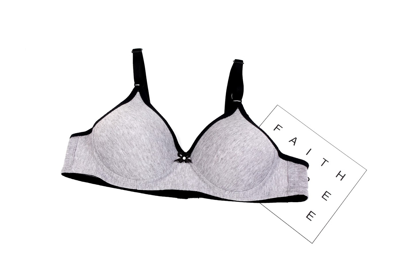 QA-515 Non-Wired Women's Bra Grey