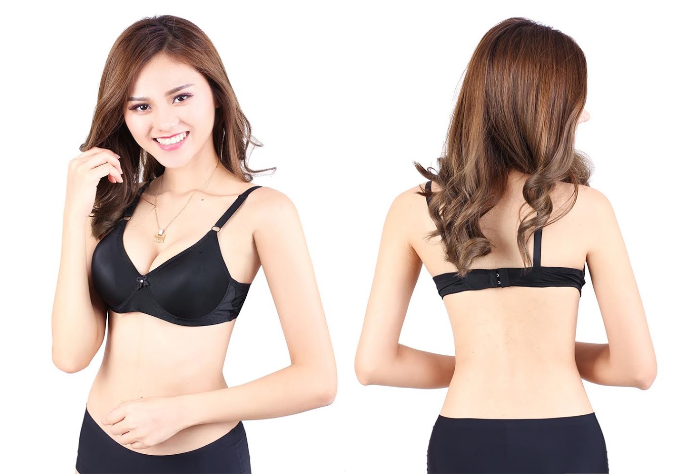 QA-516 Soft Women's Bra Black