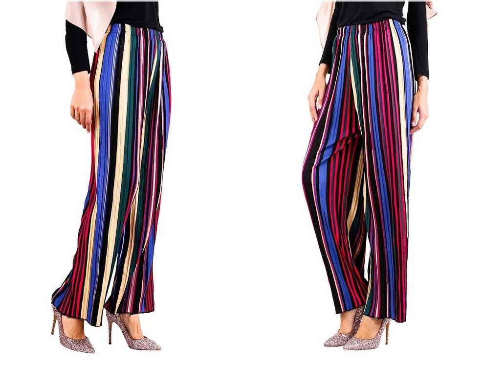 QA-519 Multicolor Striped Pants Festival