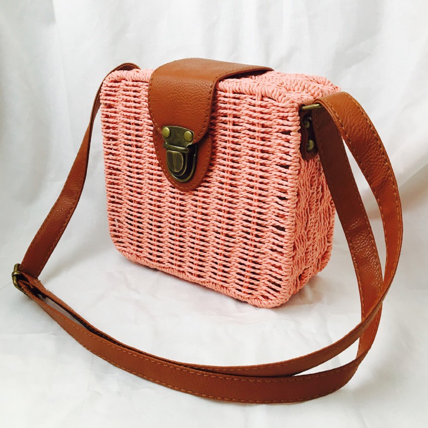 KW80397 Vintage Style Bag Pink